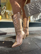 kacob womens metallic western boots