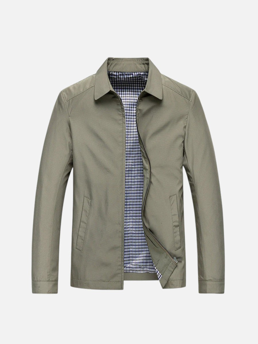 Kacob | Men's Lightweight Harrington Jacket, Black