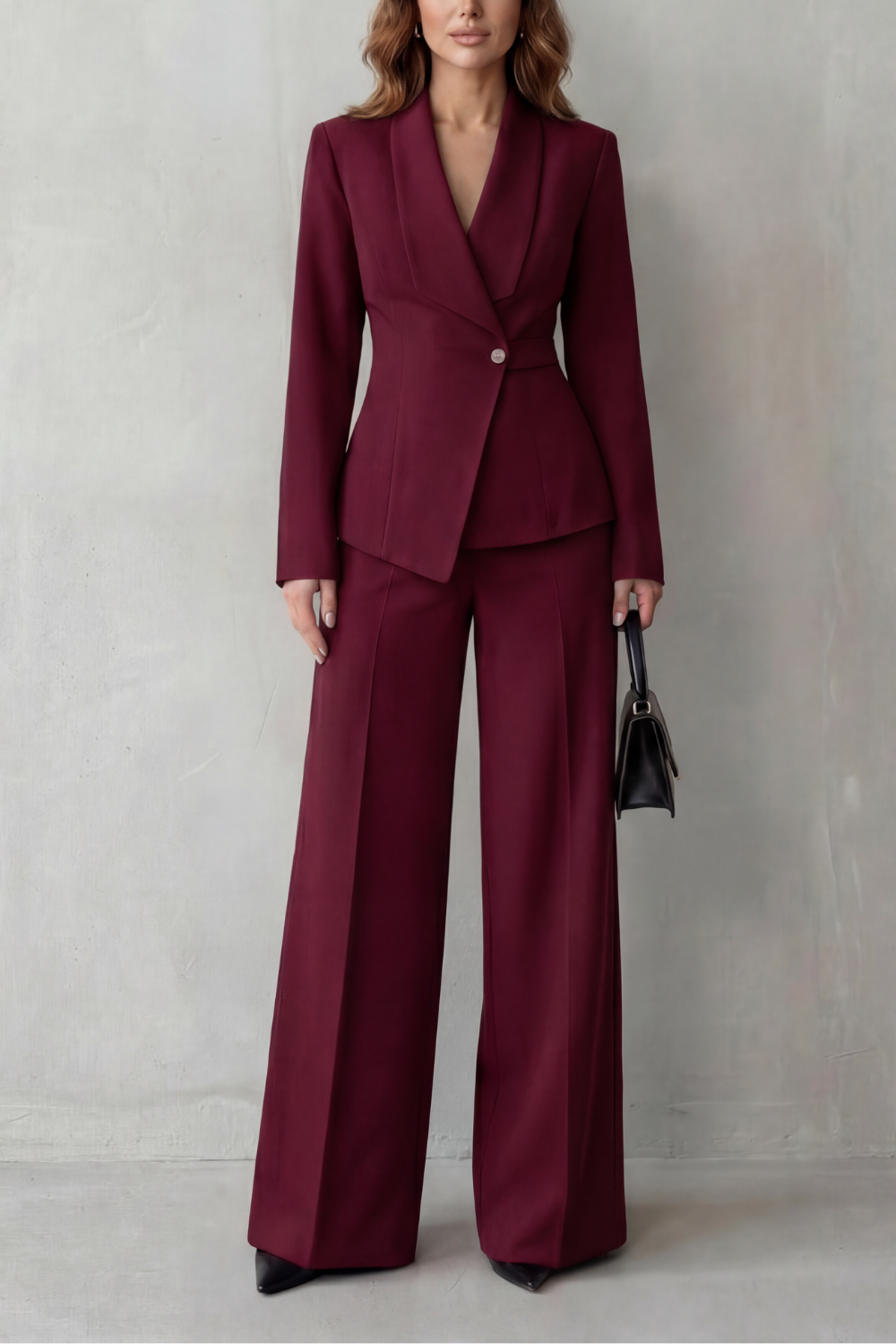 Kacob | Sculpted Waist Tailored Suit Set