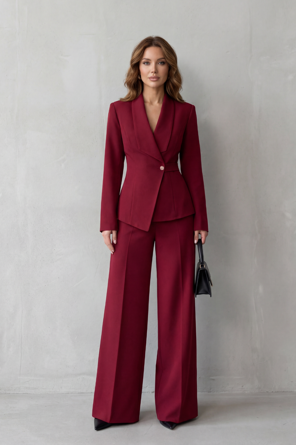 Kacob | Sculpted Waist Tailored Suit Set