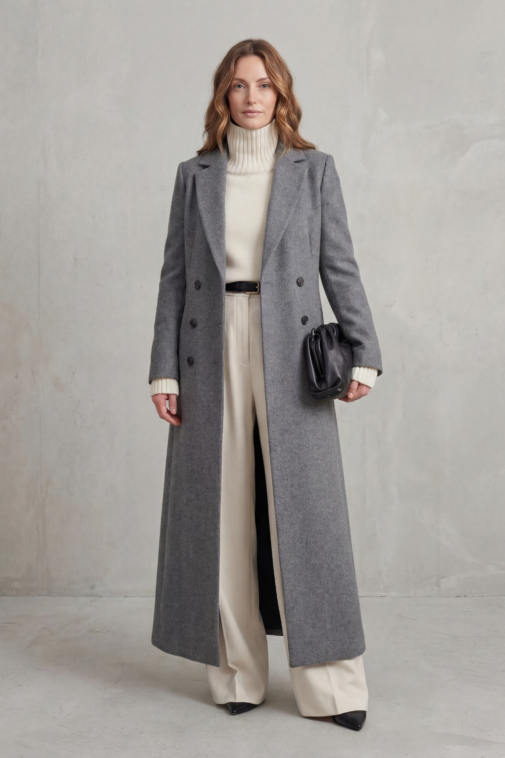 Kacob | Maxi Double Breasted Coat