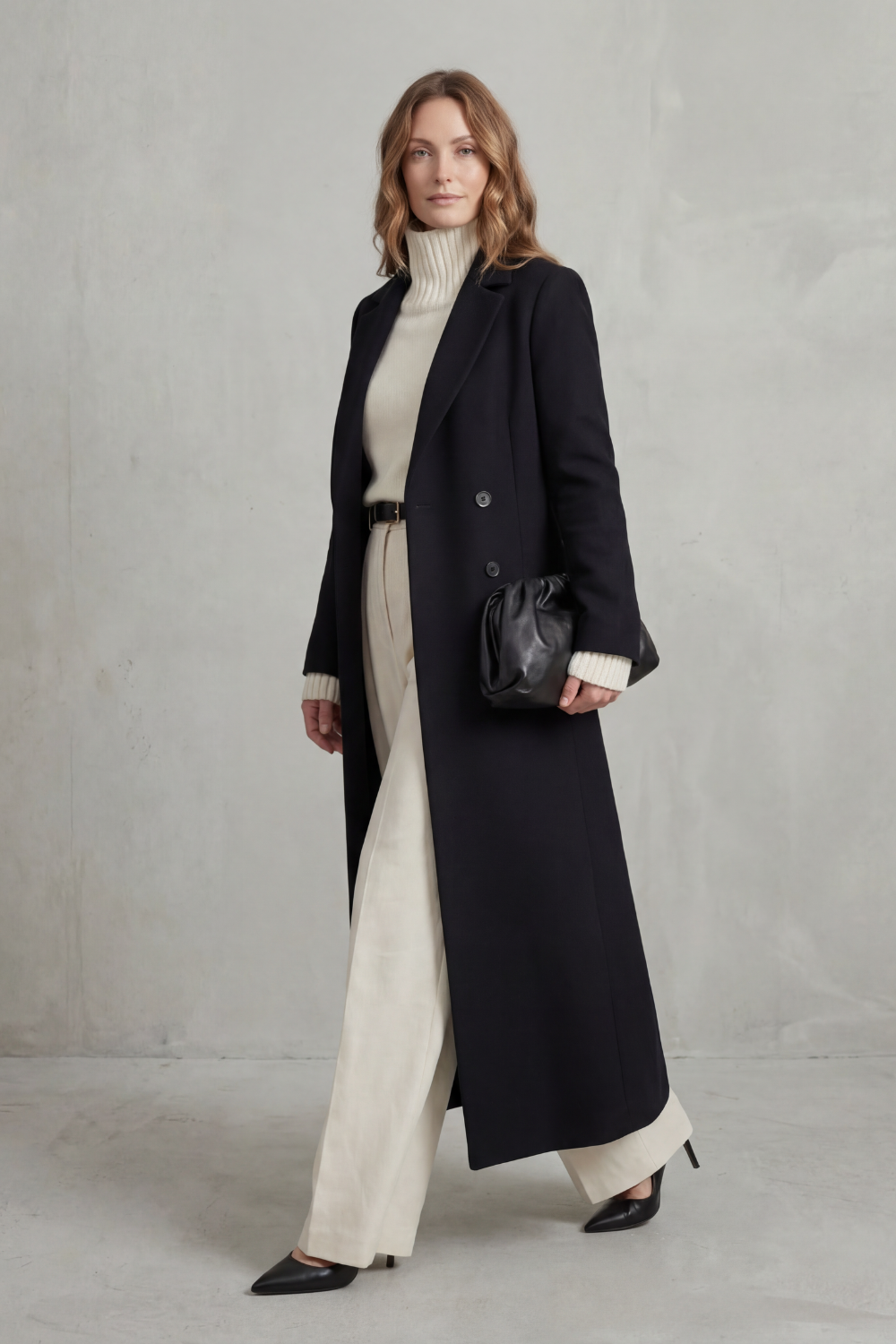 Kacob | Maxi Double Breasted Coat
