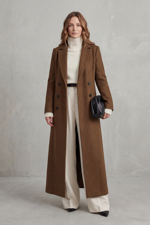 Kacob | Maxi Double Breasted Coat