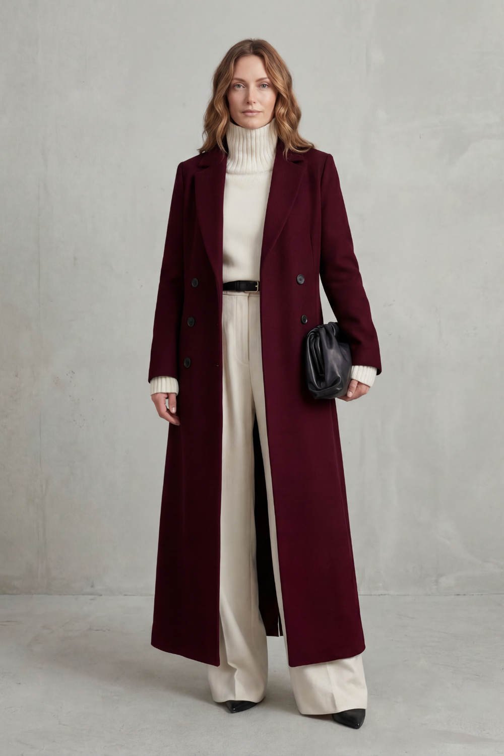 Kacob | Maxi Double Breasted Coat