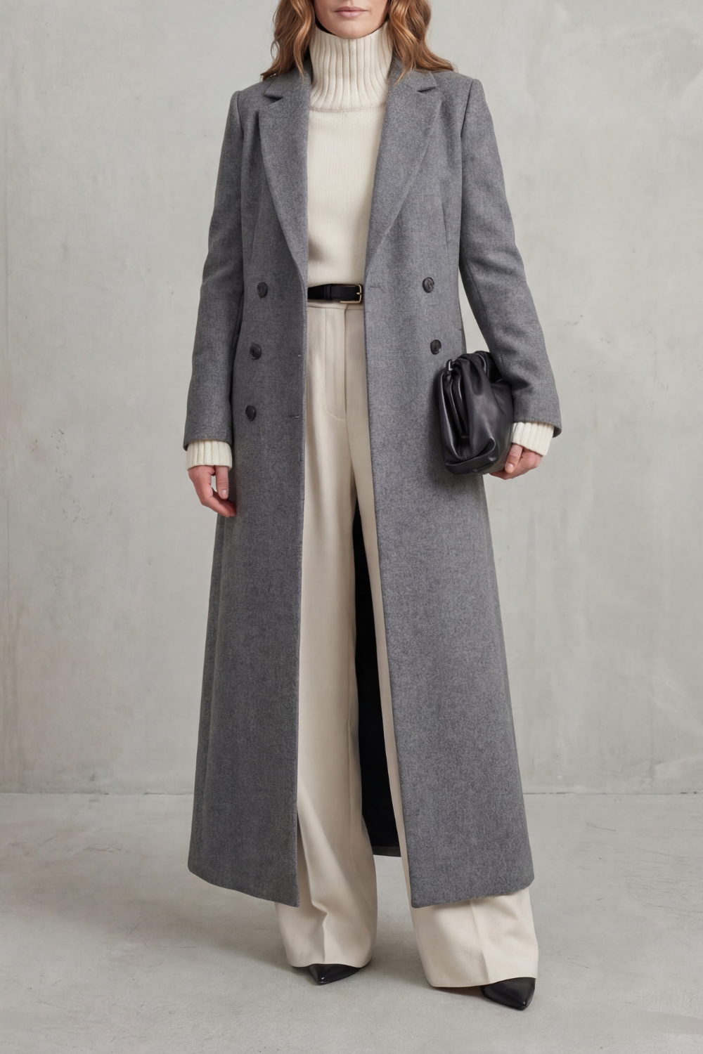Kacob | Maxi Double Breasted Coat