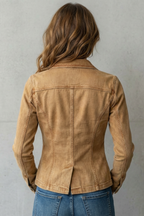 Kacob | Fitted Denim Blazer