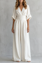 Kacob | Batwing Wide Leg Jumpsuit