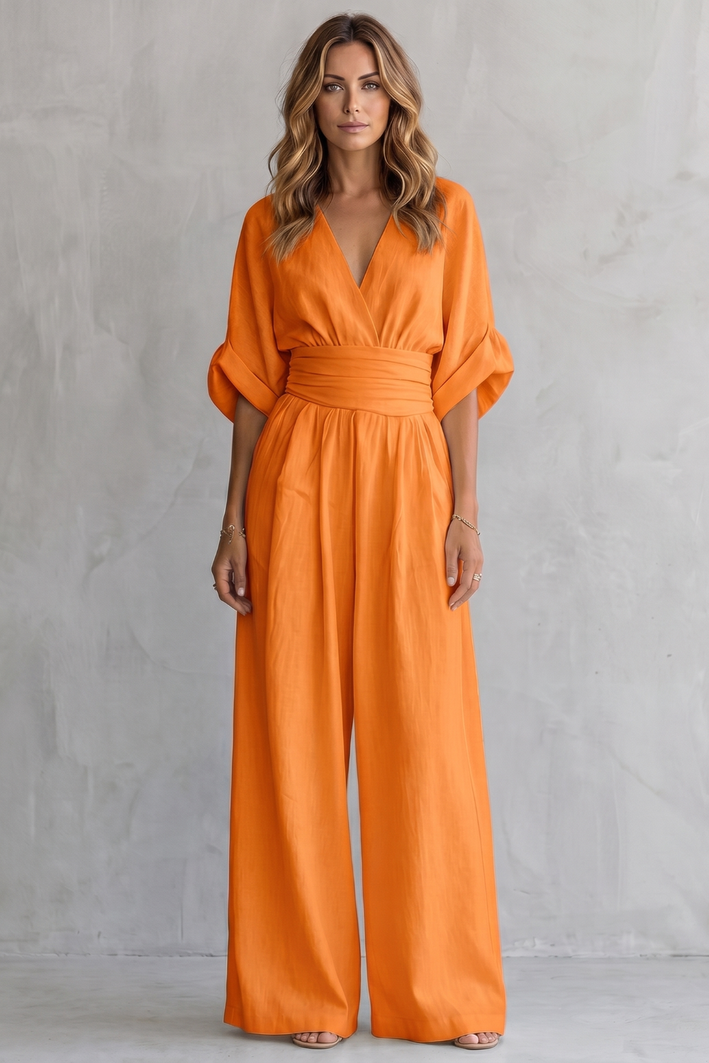 Kacob | Batwing Wide Leg Jumpsuit