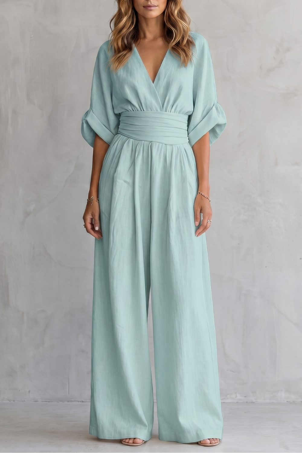 Kacob | Batwing Wide Leg Jumpsuit