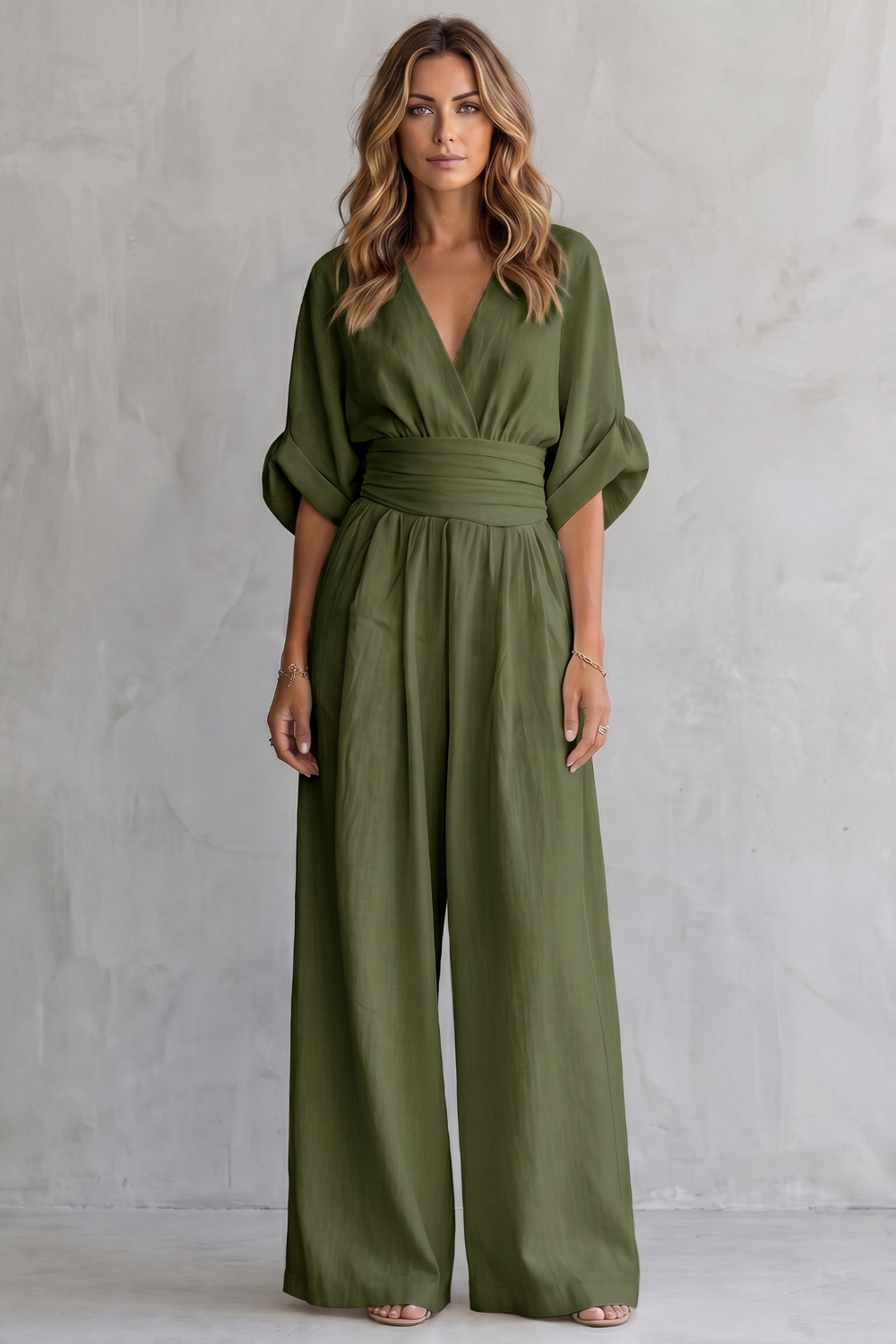 Kacob | Batwing Wide Leg Jumpsuit