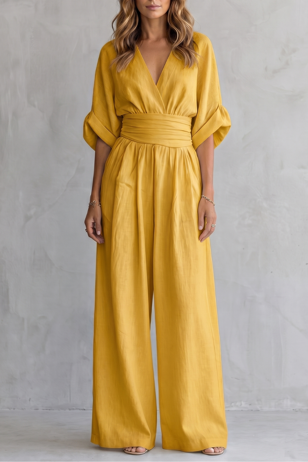 Kacob | Batwing Wide Leg Jumpsuit