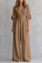 Kacob | Batwing Wide Leg Jumpsuit