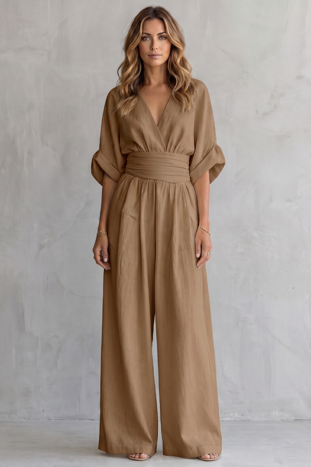 Kacob | Batwing Wide Leg Jumpsuit