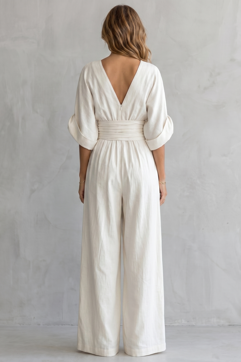 Kacob | Batwing Wide Leg Jumpsuit