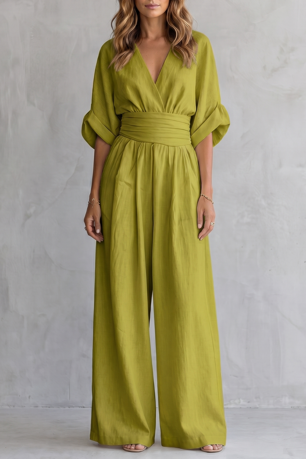 Kacob | Batwing Wide Leg Jumpsuit