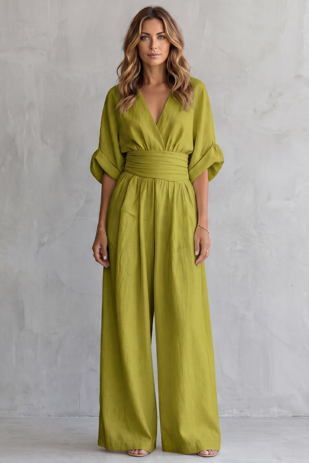 Kacob | Batwing Wide Leg Jumpsuit