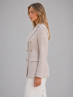 Kacob | Double-Breasted Tweed Blazer