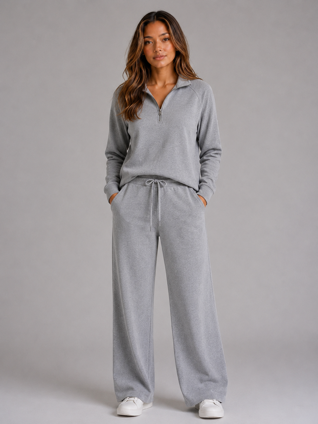Kacob | Half Zip Lounge Set