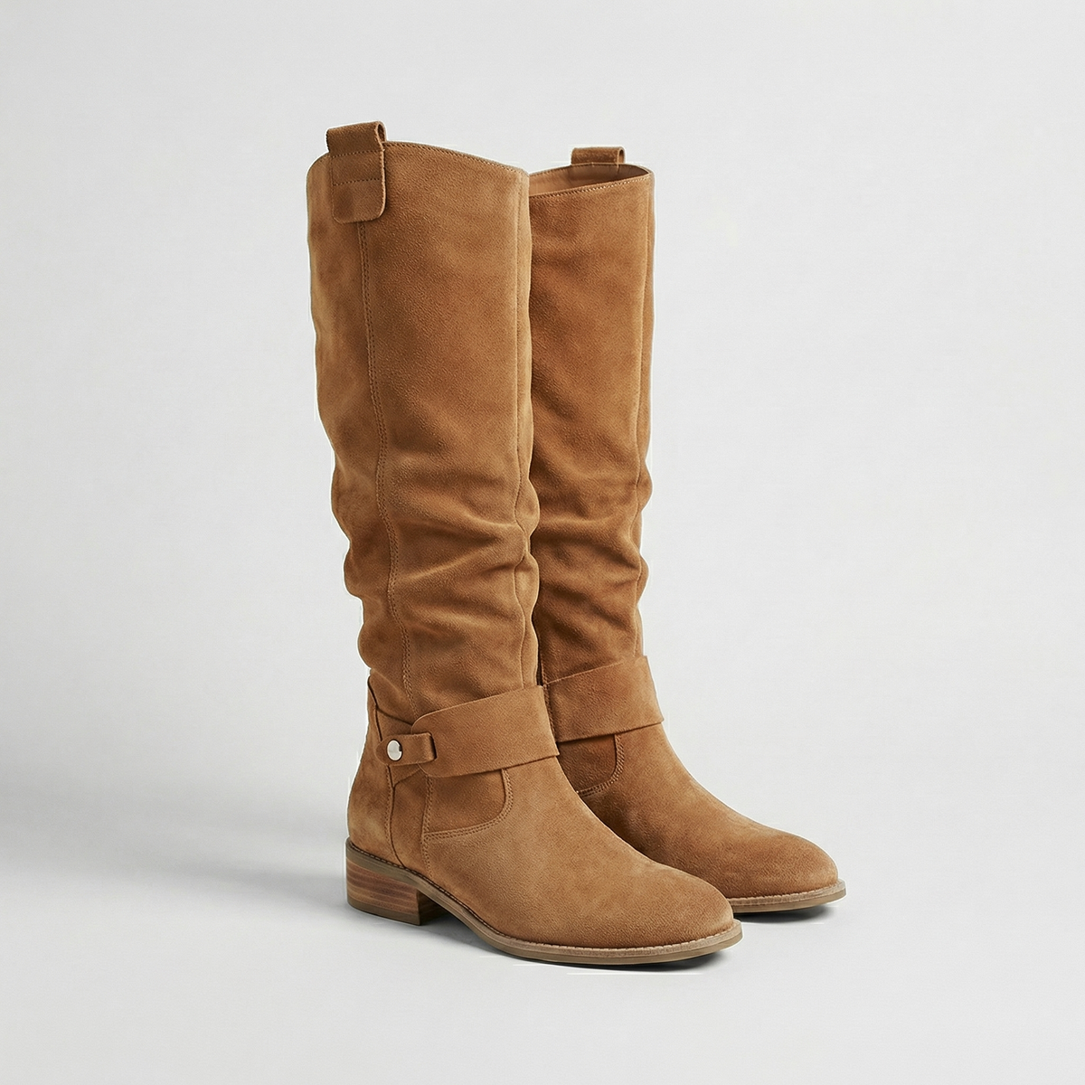 Kacob | Harness Strap Knee-High Boots