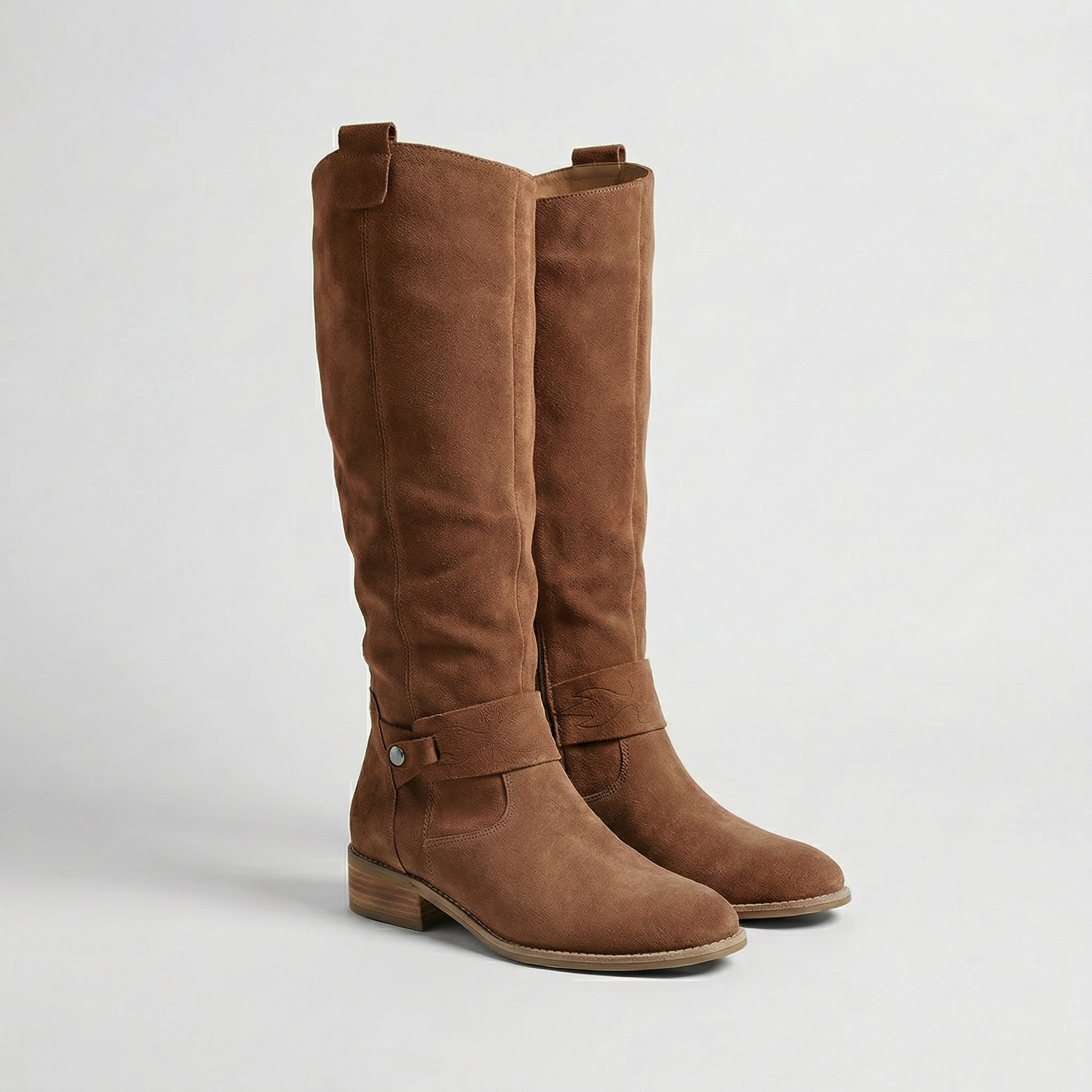 Kacob | Harness Strap Knee-High Boots