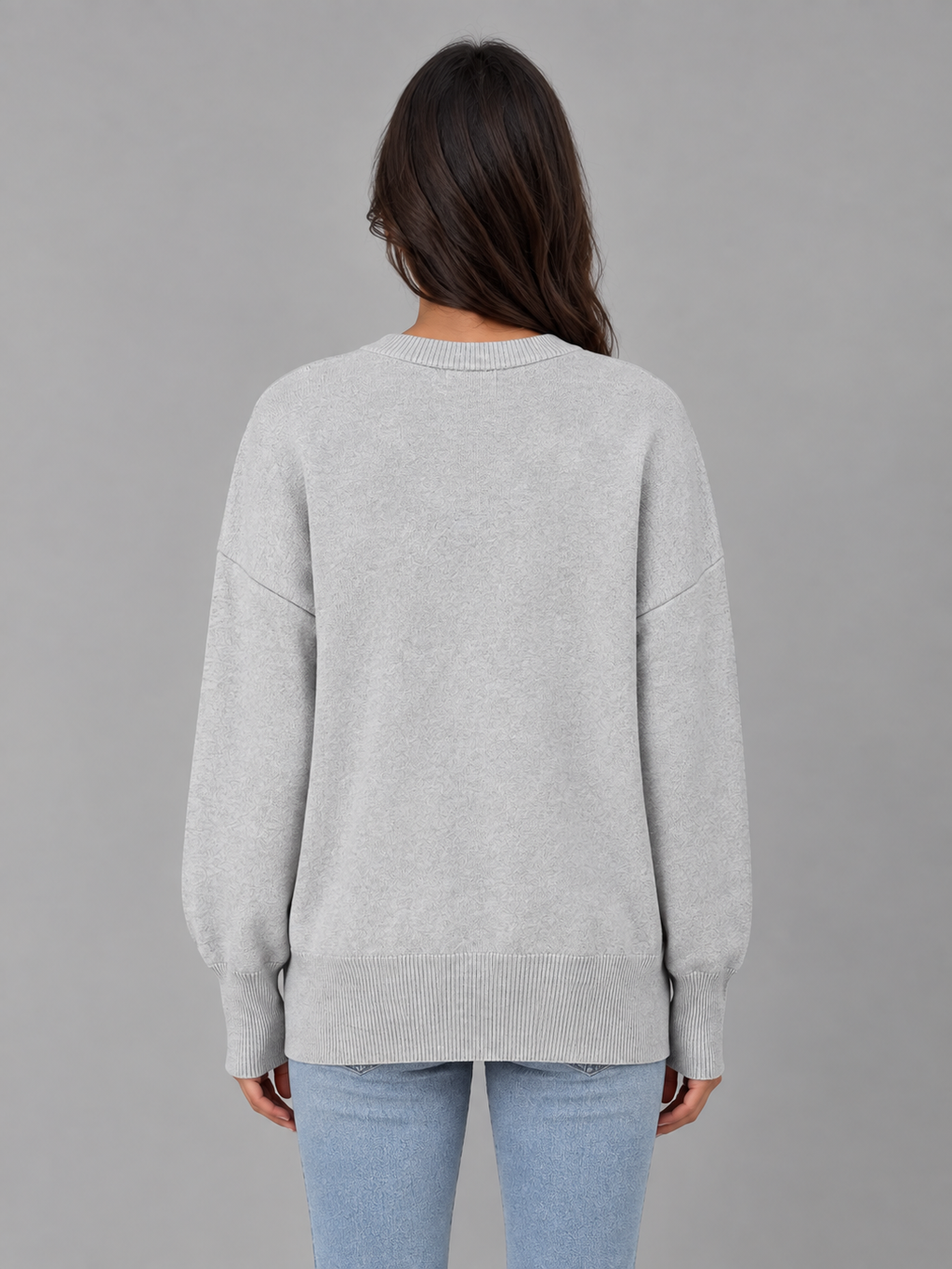 Kacob | Oversized Crew Neck Jumper