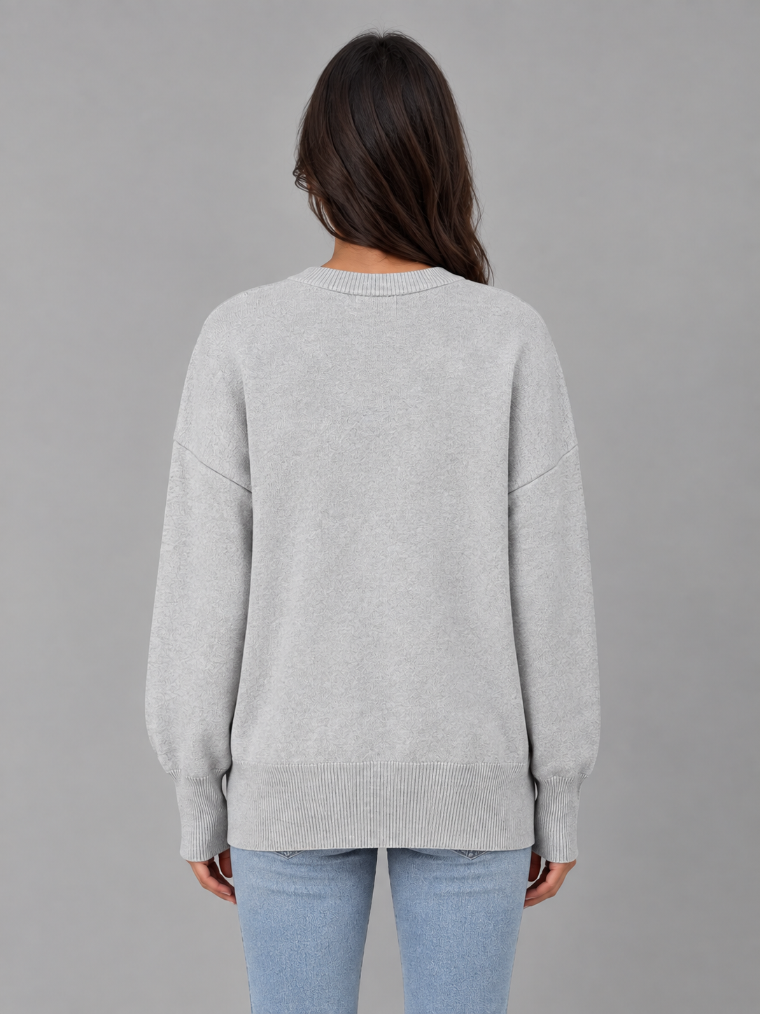 Kacob | Oversized Crew Neck Jumper