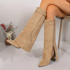 Kacob | Knee-High Block Heel Boots
