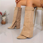 Kacob | Knee-High Block Heel Boots