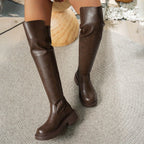 kacob womens flat over the knee boots