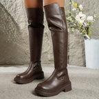 kacob womens flat over the knee boots