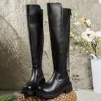 kacob womens flat over the knee boots