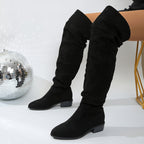 kacob womens slouch over the knee boots