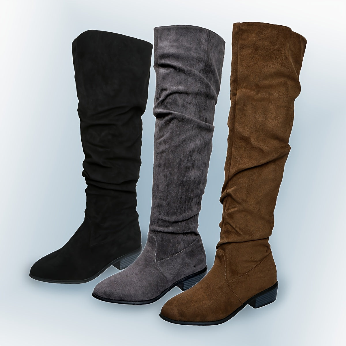 kacob womens slouch over the knee boots