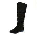 kacob womens slouch over the knee boots