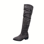 kacob womens slouch over the knee boots