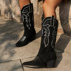 kacob womens statement western cowboy boots