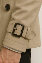 Kacob | Men's Double-Breasted Trench Coat