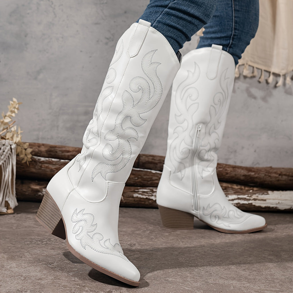 kacob womens embroidered western cowboy boots