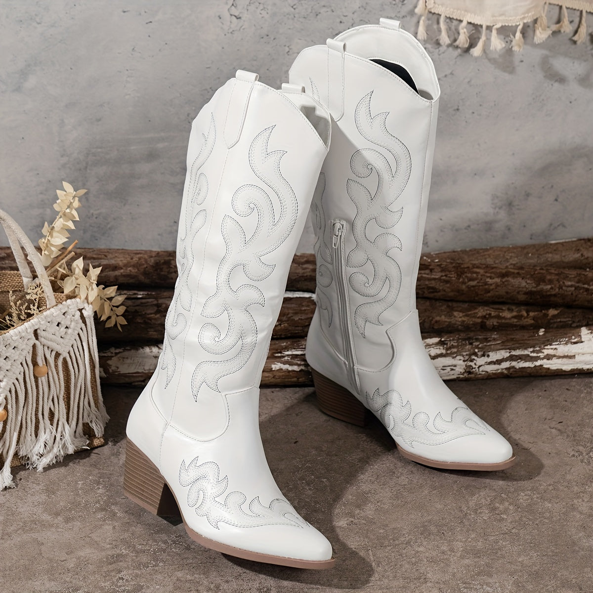 kacob womens embroidered western cowboy boots