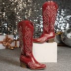 kacob womens embroidered western cowboy boots