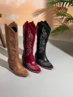 kacob womens embroidered western cowboy boots