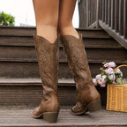 kacob womens embroidered western cowboy boots