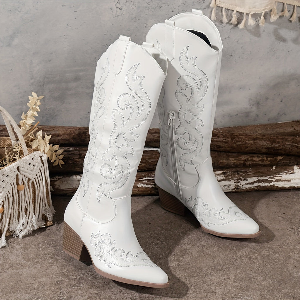 kacob womens embroidered western cowboy boots