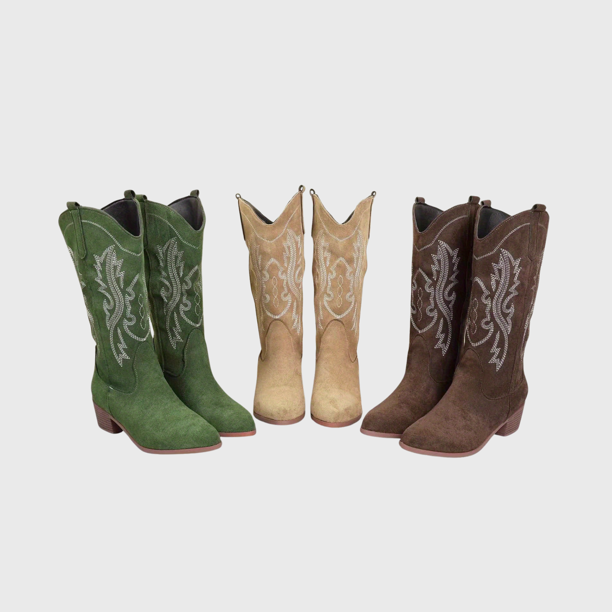 kacob womens scroll stitch cowboy boots