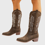 kacob womens scroll stitch cowboy boots