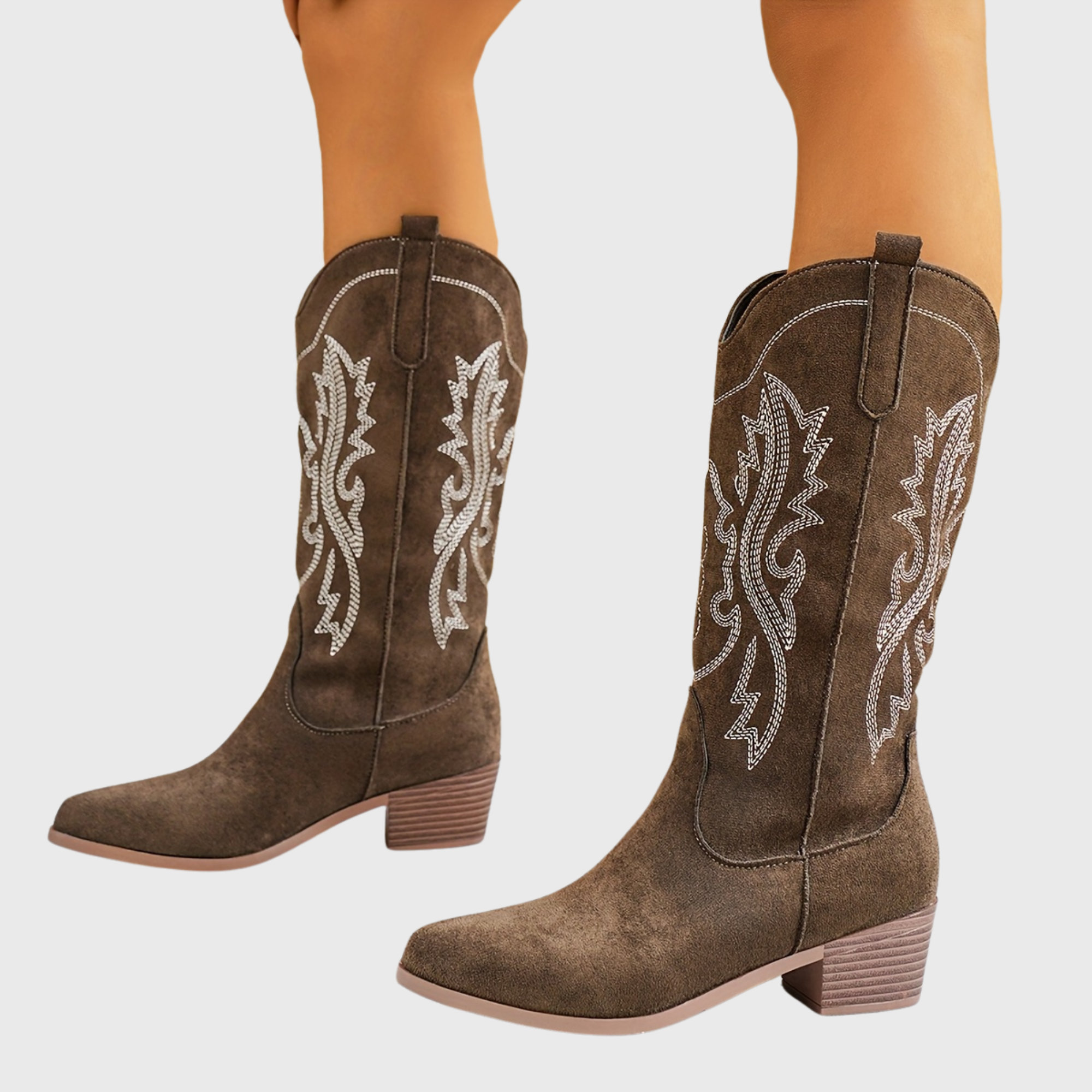 kacob womens scroll stitch cowboy boots