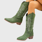 kacob womens scroll stitch cowboy boots