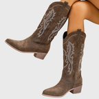kacob womens scroll stitch cowboy boots
