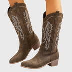 kacob womens scroll stitch cowboy boots