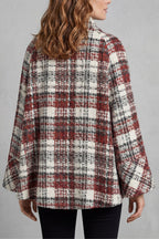 Kacob | Check Wool Cape Coat